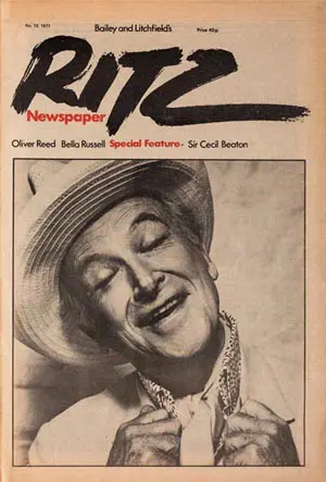 その他 RITZ newspaper No.15 Jordan 1978 Ritz Issue No.15 1978 David Bailey and David Litchfield